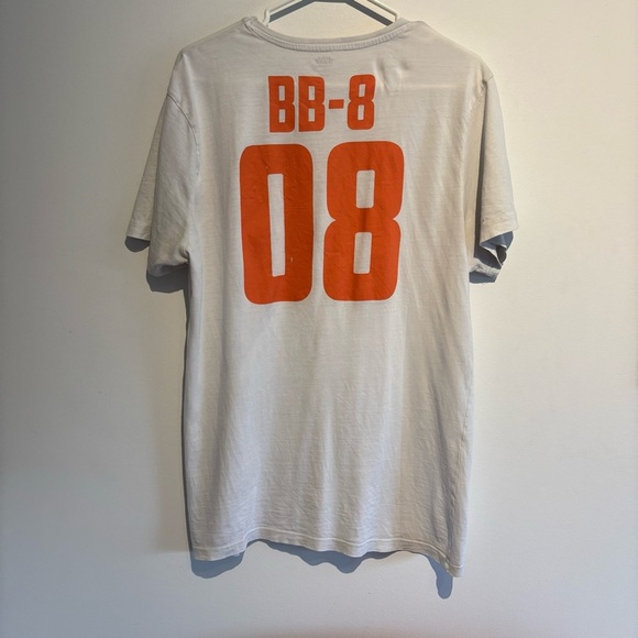 Rare Star Wars Harvey Nichols BB-8 Medium Men's Jersey T Shirt White - Picture 5 of 12